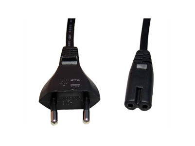Cablexpert | Power cord (C7), VDE approved | Black | CEE 7/16 to C7