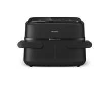 Philips Airfryer Dual Basket | NA150/00 1000 Series | Power 2450 W | Capacity 7 L | RapidAir Plus | Black