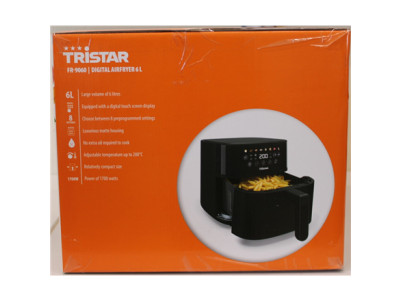 SALE OUT. Tristar FR-9060 Digital Airfryer, 6 L, Digital LED touchscreen, 1700 W, Black | Tristar Digital Airfryer | FR-9060 | P