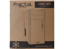 SALE OUT. Fractal Design Core 1100, Black | Fractal Design | CORE 1100 | Black | Micro ATX | DAMAGED PACKAGING, DENTED BODY