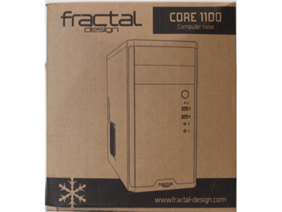 SALE OUT. Fractal Design Core 1100, Black | Fractal Design | CORE 1100 | Black | Micro ATX | DAMAGED PACKAGING, DENTED BODY