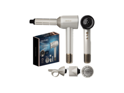 Cecotec Hair dryer | DryGlam Waves Champagne | 1600 W | Number of temperature settings 3 | Ionic function | Champagne | Diffuser