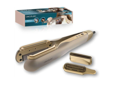 Cecotec Air Straightener | AirLisse 2in1 ForceDry Champagne | Ceramic heating system | Number of heating levels 4 | 1000 W | Bei