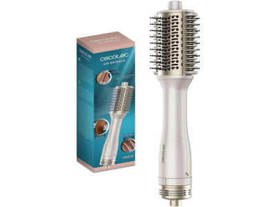 Cecotec Air Brush with Heating Plates | Air DryBold | Ceramic heating system | Ion conditioning | 1200 W | Gold/White