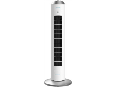 Cecotec EnergySilence 8090 Skyline | Tower Fan | Stand Fan | 60 W | Diameter 29 cm | Number of speeds 3 | Oscillation | White