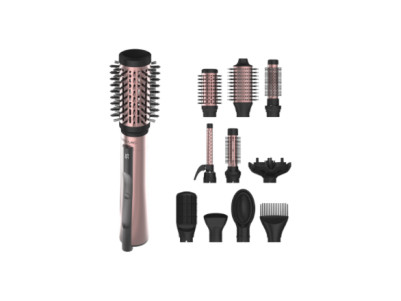 Cecotec Air Brush | CeramicCare 10in1 AirBrush | Ion conditioning | Number of heating levels 3 | 1200 W | Black/Pink
