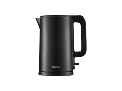 TEFAL | KO1408E0 Thermo Protect | Kettle | Electric | 1500 W | 1.5 L | Stainless steel/Plastic | 360 rotational base | Black
