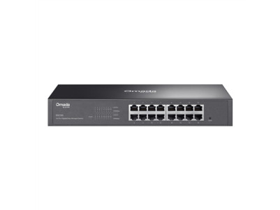 ES216G | TP-LINK Omada 16-Port Gigabit Easy Managed Switch | Desktop/Rackmountable | Managed | Power supply type 100-240 V, 50/6