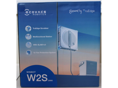 SALE OUT. | Ecovacs Window Cleaning Robot | WINBOT W2S OMNI | Corded | 8000 Pa | White | SCRATCHED ITEM, REMOVED SOCKET COVER