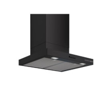 Bosch DWB65CC60 Wall-mounted Extractor Hood, B, Width 60 cm, Max extraction power in intensive mode 594 m3/h, Matte Black | Bosc