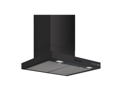Bosch DWB65CC60 Wall-mounted Extractor Hood, B, Width 60 cm, Max extraction power in intensive mode 594 m3/h, Matte Black | Bosc