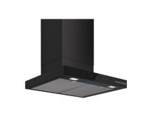 Bosch DWB67DN60 Wall-mounted Extractor Hood, A, Width 60 cm, Max extraction power in intensive mode 699 m3/h, Matte Black | Bosc