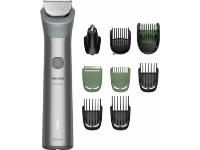 Philips All-in-One Hair trimmer | MG5931/15 Series 5000 | Cordless | Number of length steps 13 | Step precise 0.5 mm | Light gra