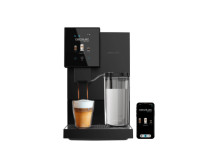 Cecotec Coffee Maker | Cremmaet Compactccino Connected | Pump pressure 19 bar | Built-in milk frother | Super-automatic | Black