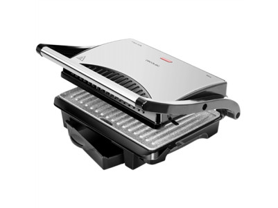 Cecotec Grill | Rock'nGrill 1000 | 1000 W | Electric Grill | Black/Stainless steel