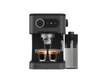 Cecotec Coffee machine | Power Espresso 20 Pro Latte | Pump pressure 20 bar | Built-in milk frother | Semi-automatic | Black | 1