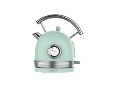 Cecotec Kettle | ThermoSense 420 Vintage | 2200 W | Electric | 1.8 L | Stainless steel | 360 rotational base | Light Green