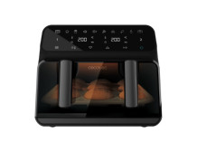 Cecotec Double hot air fryer | Cecofry Advance 9000 Window | Power 2200 W | Capacity 9 L | Black
