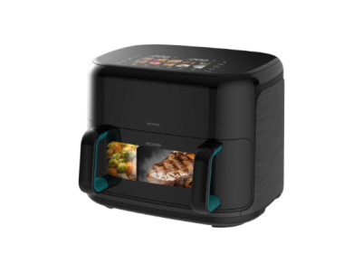 Cecotec Double hot air fryer | Cecofry&Grill Smokin'Prime 11000 | Power 2800 W | Capacity 11 L | Black