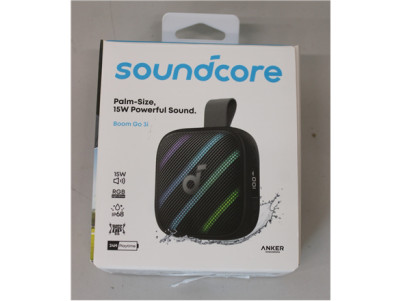 SALE OUT. Anker Soundcore Boom Go 3i Portable Bluetooth Speaker, Black | Anker Soundcore Speaker | Boom Go 3i | Warranty 24 mont