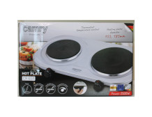 SALE OUT. | Camry | CR 6511 | Hot plate | Number of burners/cooking zones 2 | Rotary knobs | Stainless steel | DAMAGED PACKAGING