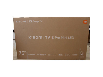 SALE OUT. Xiaomi TV S Pro Mini LED 75 2026 4K UHD (3840 x 2160) | Xiaomi TV S Pro Mini LED 75 2026 | 75" | Smart TV | Google TV 