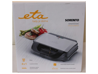 SALE OUT. ETA | 4 in 1 sandwich maker | ETA315190010 | 900 W | Number of plates 4 | Number of pastry 2 | Black/Stainless steel |