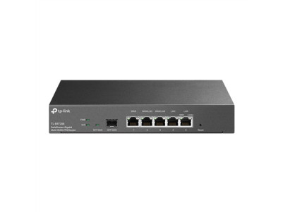 TP-LINK | SafeStream Gigabit Multi-WAN VPN Router | ER7206 | 10/100/1000 Mbit/s | Ethernet LAN (RJ-45) ports 1 Gigabit SFP WAN P