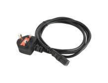 Gembird PC-187 UK power cord (C13), 5 A, 6 ft