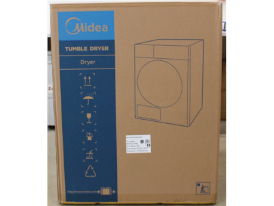 SALE OUT. | Midea Dryer Machine | MD205H80BW/W-BK | Energy efficiency class C | Front loading | 8 kg | LED | Depth 60 cm | White