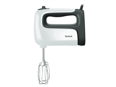 TEFAL | Hand mixer | HT460138 Prep'Mix | 500 W | Hand Mixer | Number of speeds 5 | Turbo mode | White/Grey
