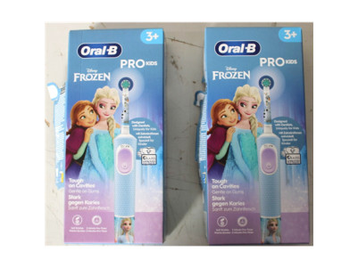 SALE OUT. Oral-B Vitality PRO Kids Frozen Electric Toothbrush, Blue | Oral-B Electric Toothbrush | Vitality PRO Kids Frozen | Wa
