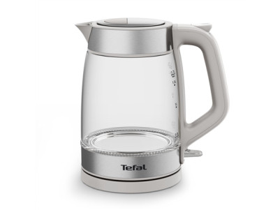 TEFAL Kettle | KI605B30 | 2200 W | Electric | 1.7 L | Glass | 360 rotational base | Grey