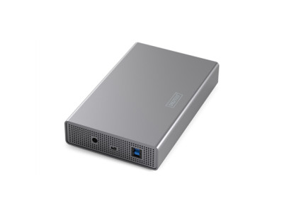 Digitus USB 3.0 hard disk enclosure, 3.5", SATA, 16TB, aluminum | DA-71106-1