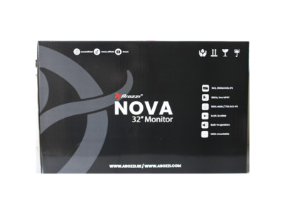 SALE OUT. Arozzi Nova 32" IPS, 180Hz, Computer Monitor - Black | Arozzi | Nova | 32 " | IPS | QHD | 16:9 | 180 Hz | 1 ms | 2560 