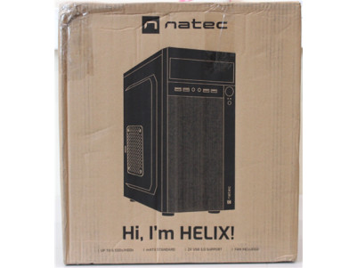 SALE OUT. | Natec | PC Case | Helix Matx | Black | Mini Tower | DAMAGED PACKAGING