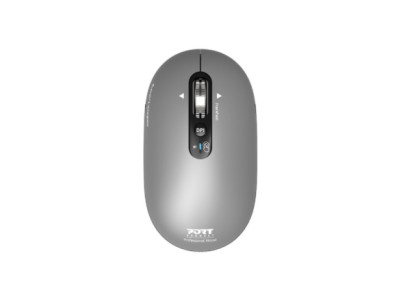 PORT CONNECT Mouse | PURE MAC | Wireless | Bluetooth | Gris clair