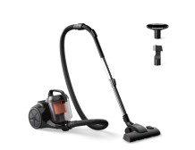 Philips | Vacuum cleaner | XB1142/10 1000 series | Bagless | Power 800 W | Dust capacity 1.3 L | Rich black/Coral moody