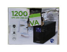 SALE OUT. Energenie UPS with USB and LCD display, 1200 VA, black | EnerGenie | UPS with USB and LCD display, Black | 1200 VA | D