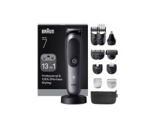 Braun 13in1 Grooming Kit | All-in-One Series 7 AIO7560 | Cordless | Number of length steps 14 | Black/Grey