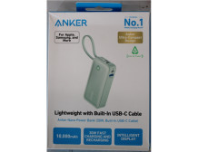 SALE OUT. | Anker 545 Nano Power Bank | A1259G61 | 10000 mAh | Green | DAMAGED PACKAGING, DEMO