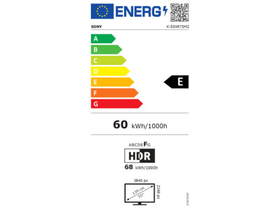 Sony TV | K55XR75M2 Bravia 7 | 55 | Smart TV | Google TV | 4K UHD | Black