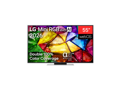 LG 55MRGB87B3B 55" (139 cm) 4K Mini RGB evo Smart TV | LG