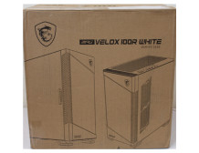 SALE OUT. MSI MPG VELOX 100R White PC Case, Mid-Tower, USB 3.2, Audio-out, Mic-in | MSI PC Case | MPG VELOX 100R WHITE | White |