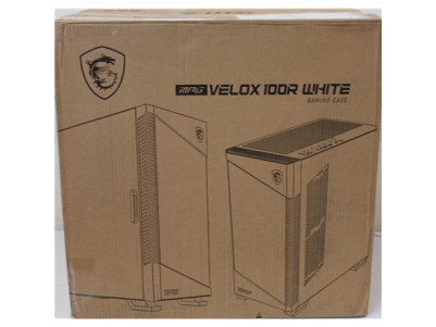 SALE OUT. MSI MPG VELOX 100R White PC Case, Mid-Tower, USB 3.2, Audio-out, Mic-in | MSI PC Case | MPG VELOX 100R WHITE | White |