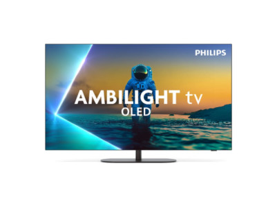 Philips OLED 4K Ambilight TV | 48OLED820/12 | 48 | Smart TV | Google TV | Grey