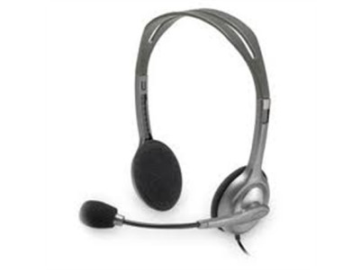 Logitech | LGT-H110 | Stereo headset | Black, Silver