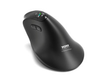 PORT CONNECT Mouse | ERGO AUDITOR | Wireless | Bluetooth, 2.4 GHz | Black