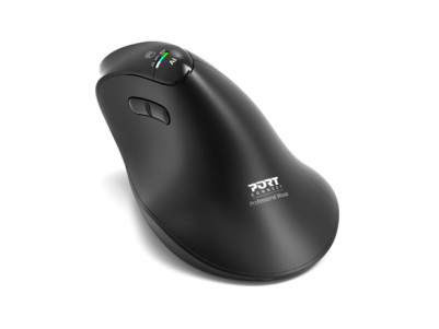 PORT CONNECT Mouse | ERGO AUDITOR | Wireless | Bluetooth, 2.4 GHz | Black