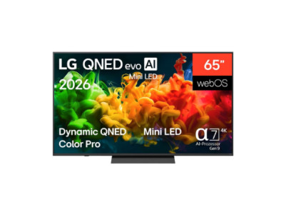 LG QNED 4K evo AI Mini LED TV | 65QNED8EB3B | 65 | Smart TV | webOS | UHD | Black